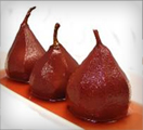 Cooked pear soaked in Visciola
